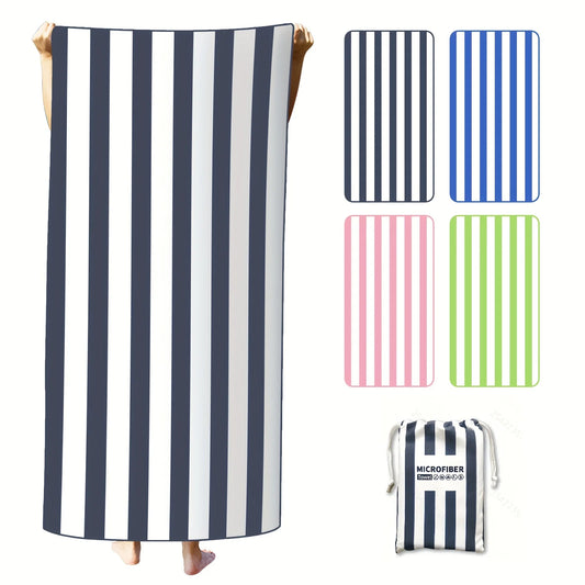 Microfiber Strandhanddoek Sneldrogend Met Draagtas En Lichtgewicht