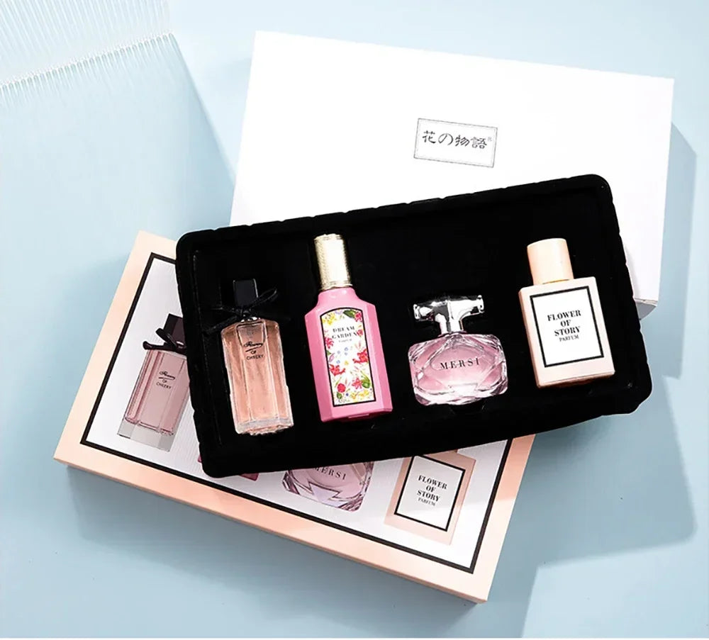 Parfum Geschenkset Bloemige Geur 110ml Vierdelig Voor Vrouwen