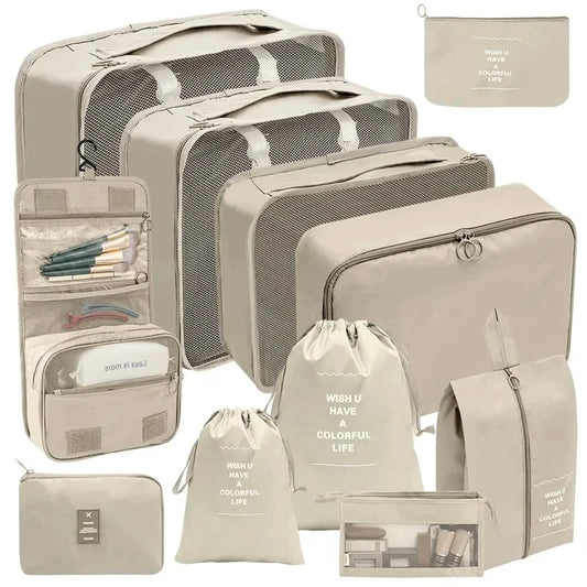 Reis Compressie Packing Cubes Set 7-delig voor Efficiënt Inpakken