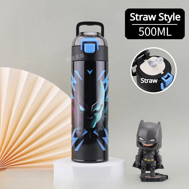500ml Marvel Spiderman, Stitch Drinkfles
