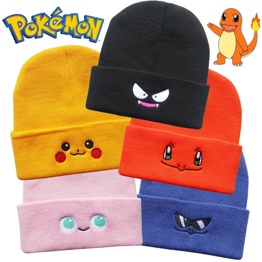 Pokemon Pikachu Knitting Beanie Muts Voor Dames En Heren One Size