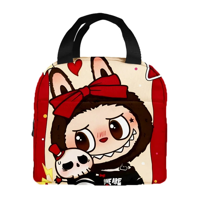 Kawaii Labubu Koeltas Met Handvat Voor Lunch En Buitenactiviteiten
