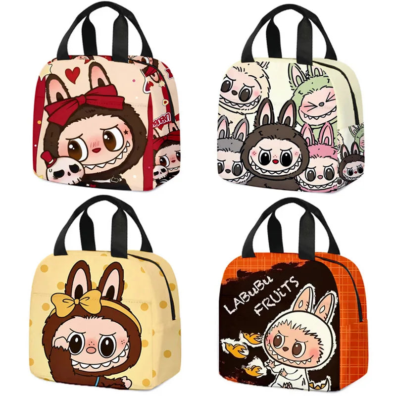 Kawaii Labubu Koeltas Met Handvat Voor Lunch En Buitenactiviteiten