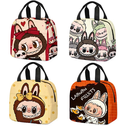 Kawaii Labubu Koeltas Met Handvat Voor Lunch En Buitenactiviteiten