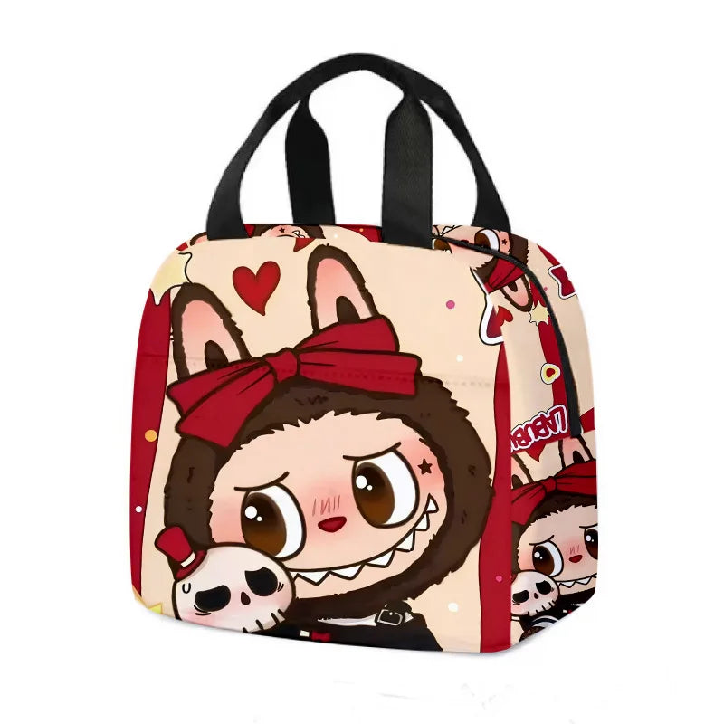 Kawaii Labubu Koeltas Met Handvat Voor Lunch En Buitenactiviteiten