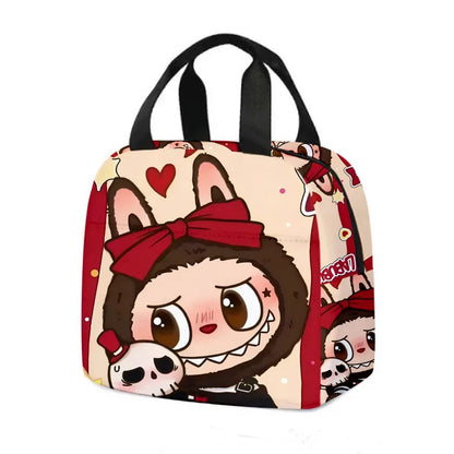 Kawaii Labubu Koeltas Met Handvat Voor Lunch En Buitenactiviteiten