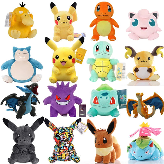 Pokémon Pluche Knuffels Speelgoed 41 Stijlen voor Kinderen - Pikachu, Gengar, Charizard