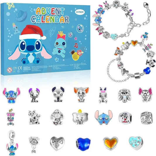 Adventskalender Armbanden Disney Stitch Kerst DIY Sieraden Kit
