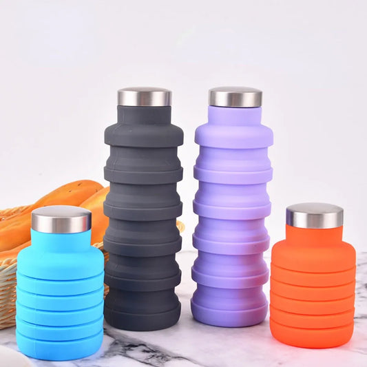 Opvouwbare Drinkfles 1pc BPA Vrij Silicone Voor Buitenactiviteiten