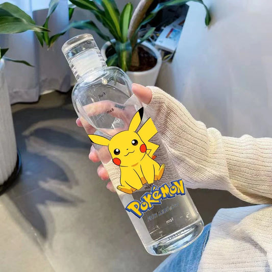 Cartoon Pokémon Waterfles 500ml Kawaii Gengar pickachu Voor Sport