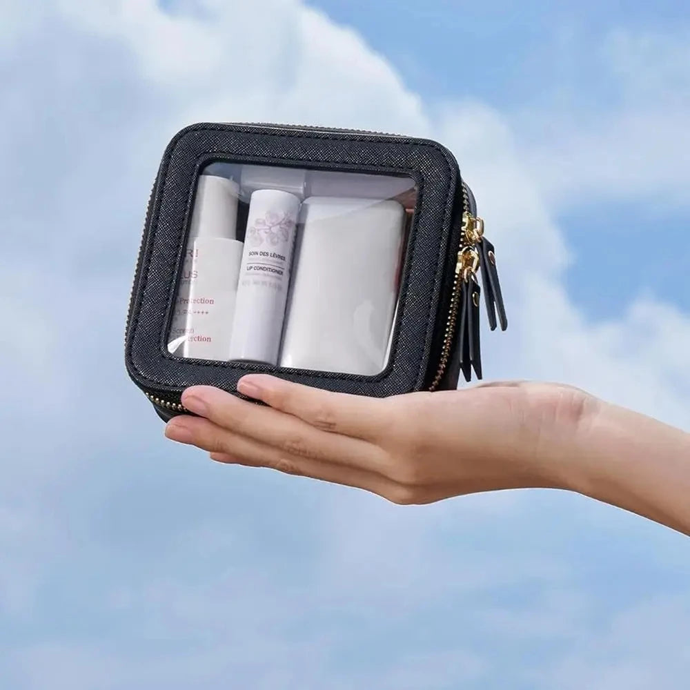 Reis Toilettas Vrouwen Transparante Make-up Tas Waterdicht Groot
