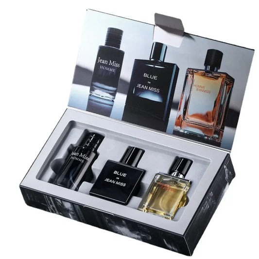 Herenparfum Set 3x90ml Langdurige Frisse Geur Cadeaubox