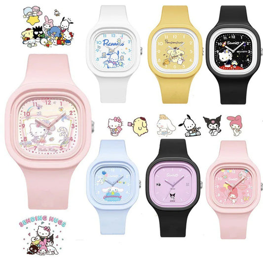 Sanrio Quartz Horloge voor Kinderen met Kawaii Cinnamoro Design