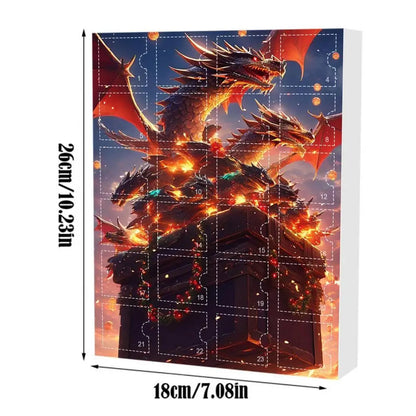 Adventskalender Kerstmis Dinosaurus Hanger 24 Dagen Vakantieplezier