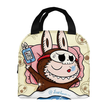 Kawaii Labubu Koeltas Met Handvat Voor Lunch En Buitenactiviteiten
