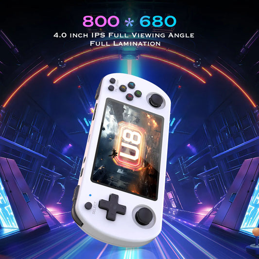 U8 Mini Retro Handheld Game Console - Spelcomputer Met IPS Scherm En 15000 Games