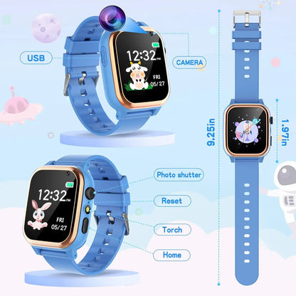 Smartwatch Horloge Kinderen Met 16 Spellen En Camera
