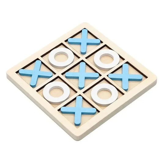 Montessori Houten Speelgoed Mini Schaak Puzzel voor Breinontwikkeling