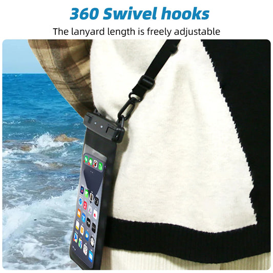 Waterdichte Telefoonhoes Voor Zwemmen - Telefoons Tot 6,5 Inch