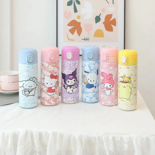 420ML Sanrio Hello Kitty Drinkfles Voor Kinderen Kawaii