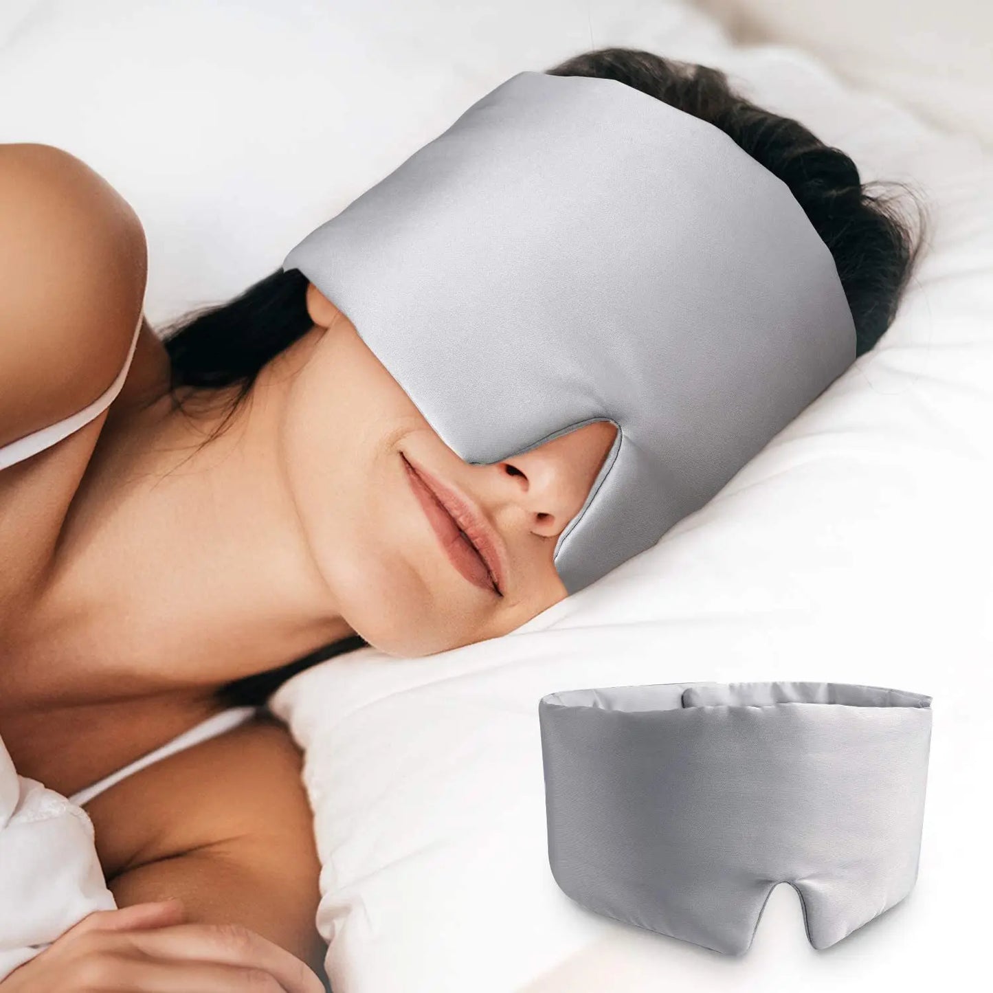 Mulberry Zijde Slaapmasker voor Lichtblokkering en Comfort
