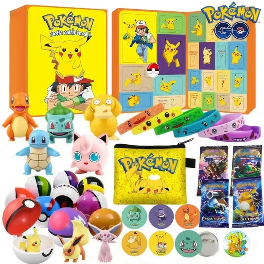 Pokemon Geschenkdoos Halloween Pikachu Speelgoed Adventskalender
