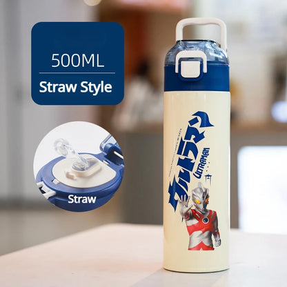 500ml Marvel Spiderman, Stitch Drinkfles