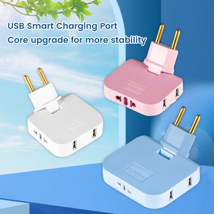 EU Plug Naar US Universele Reisstekker Plug Met Dual USB Snellader