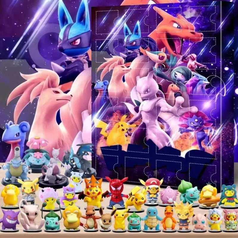 Pokemon Figuren Adventskalender Set Met 24 Schattige Pikachu Toys