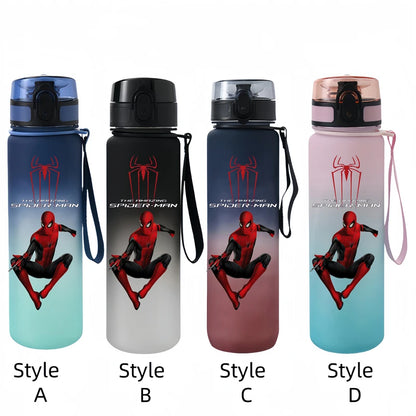 Spiderman 650ml Drinkfles Voor Buiten, Lekvrij en Handig