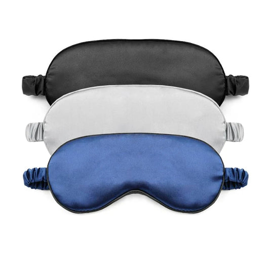 Vrouwen Imitatiezijde Slaapmasker Voor Comfortabel Reizen
