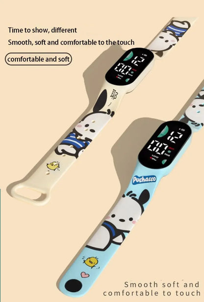 Kawaii Sanrio Cartoon Digitale Horloge LED Scherm Met Multifunctionele Functie