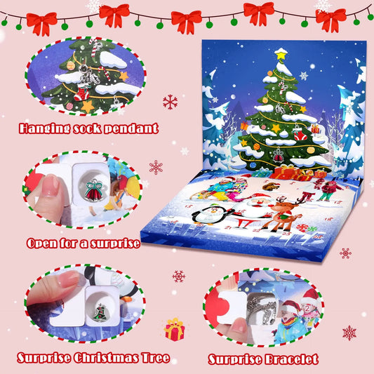 Kerst Adventskalender 2025 Creatief DIY Armband Countdown Box