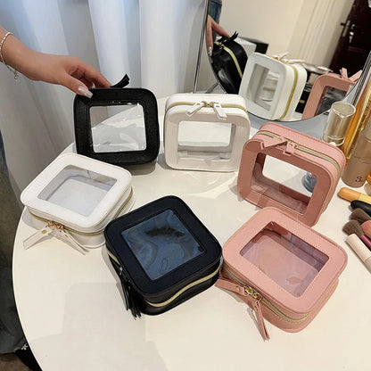 Reis Toilettas Vrouwen Transparante Make-up Tas Waterdicht Groot