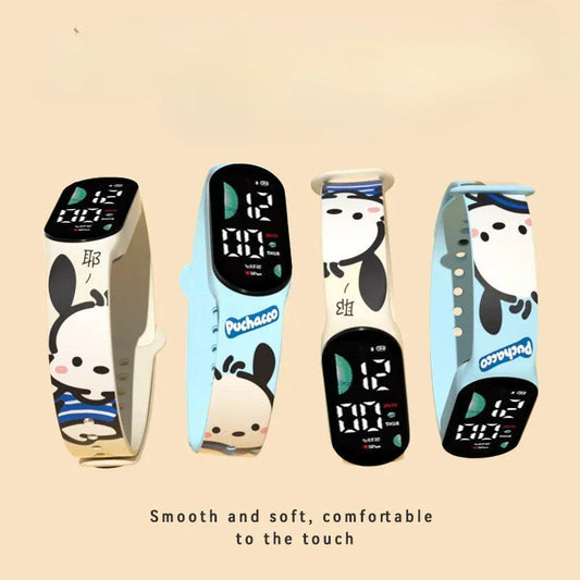 Sanrio Smartwatch USB Horloge Cartoon Pochacco LED Gift