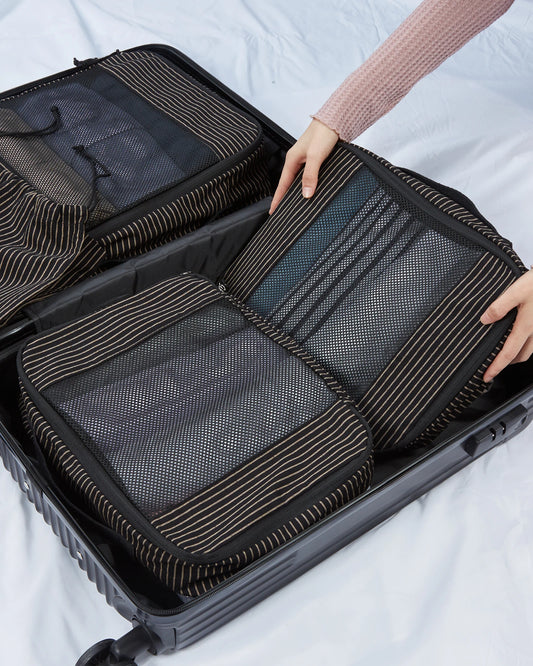 BAGSMART Compressie Packing Cubes voor Koffers - Vouwbare Organizer 6-delig