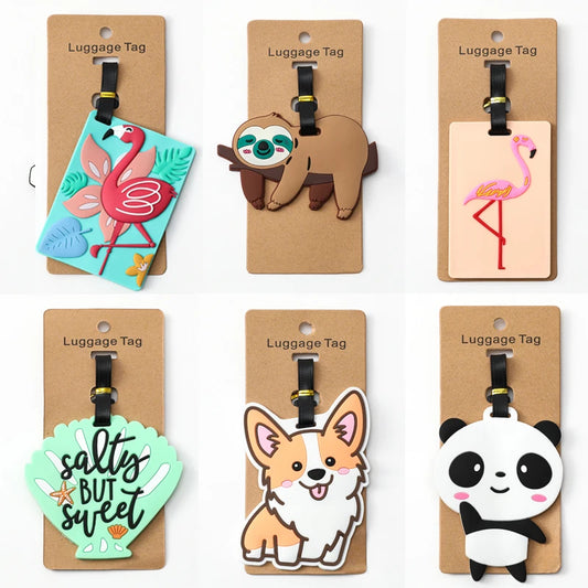Bagagelabel (1st.) Corgi & Kat Stijl
