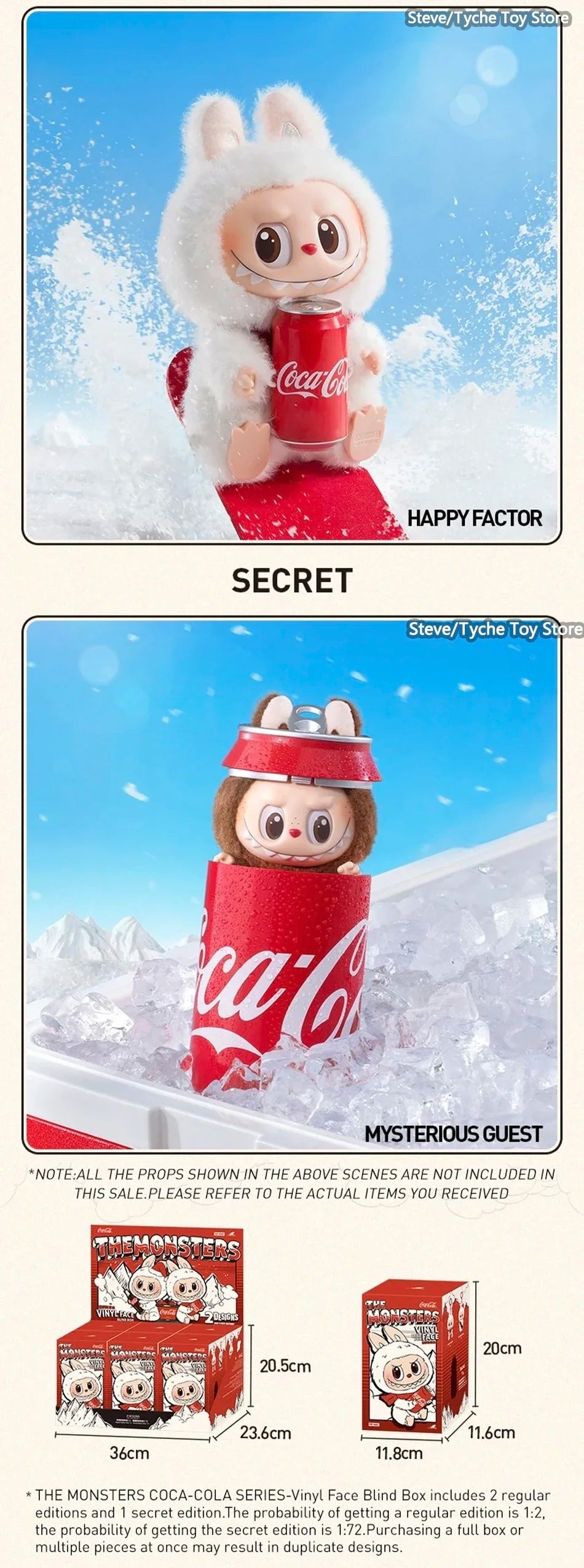 Sleutelhanger Labubu Coca-Cola Gift voor Anime Liefhebbers
