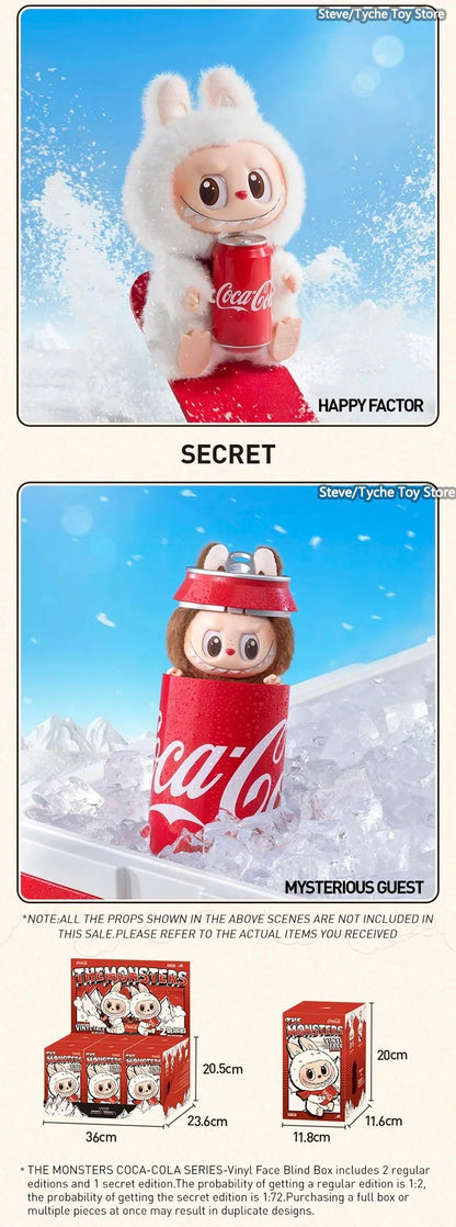 Sleutelhanger Labubu Coca-Cola Gift voor Anime Liefhebbers