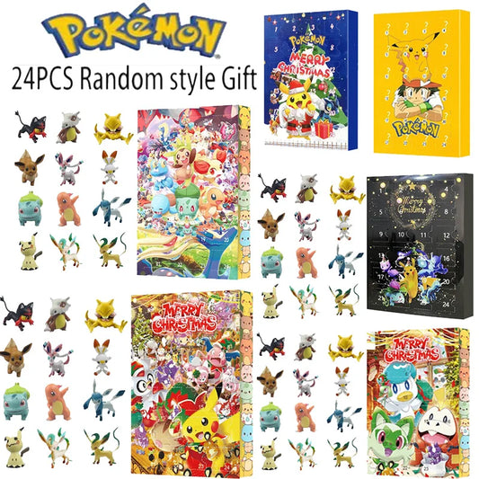 Pokemon Figuren Adventskalender Set Met 24 Kawaii Pikachu Toy Models